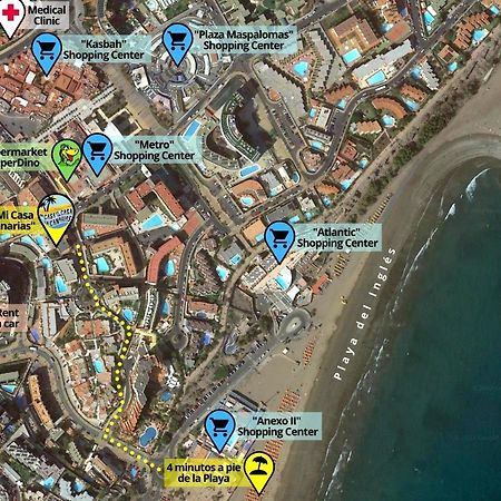 Playa Del Ingles, 4 Min A Pie De La Playa Lägenhet Maspalomas  Exteriör bild